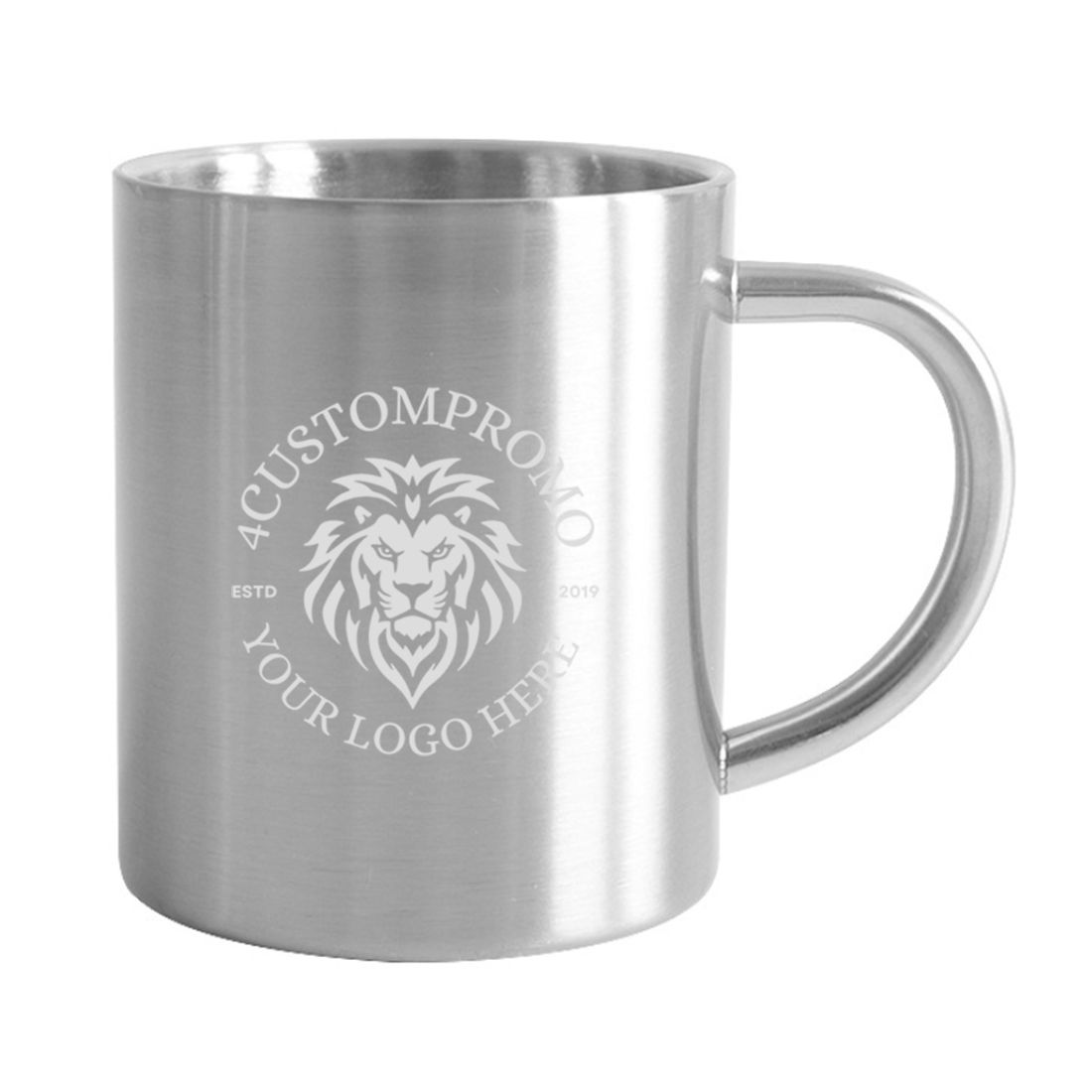 10 oz Double-Wall Insulated Stainless Steel Coffee Mug