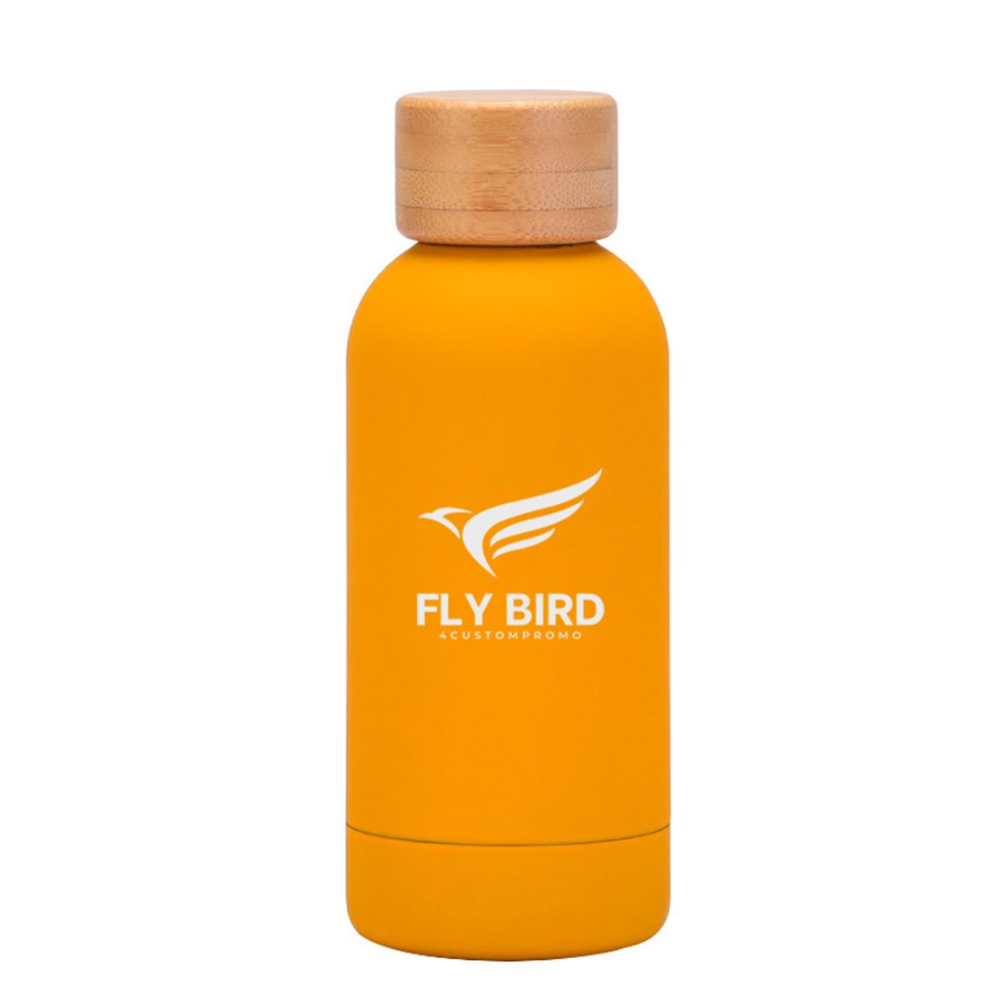 12 oz Stainless Steel Insulated Bottle w/ Bamboo Lid