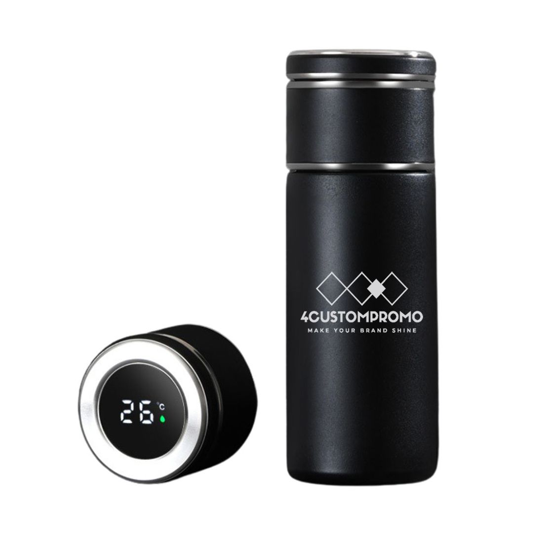 13 oz Stainless Steel Thermos Cup w/ LED Temperature Display