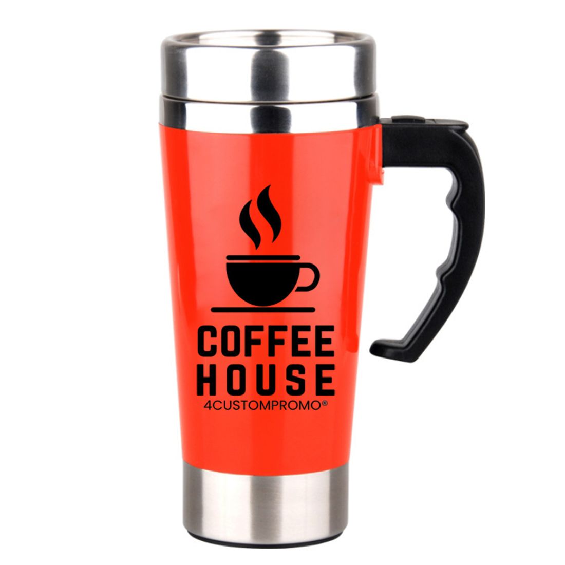 15 oz Self-Stirring Double-Wall Stainless Steel Insulated Mug