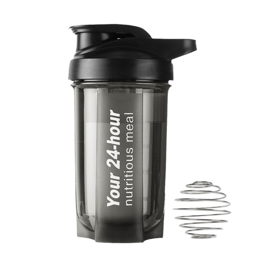 17 oz Protein Shaker Bottle w/ Mixer Ball & Measurement