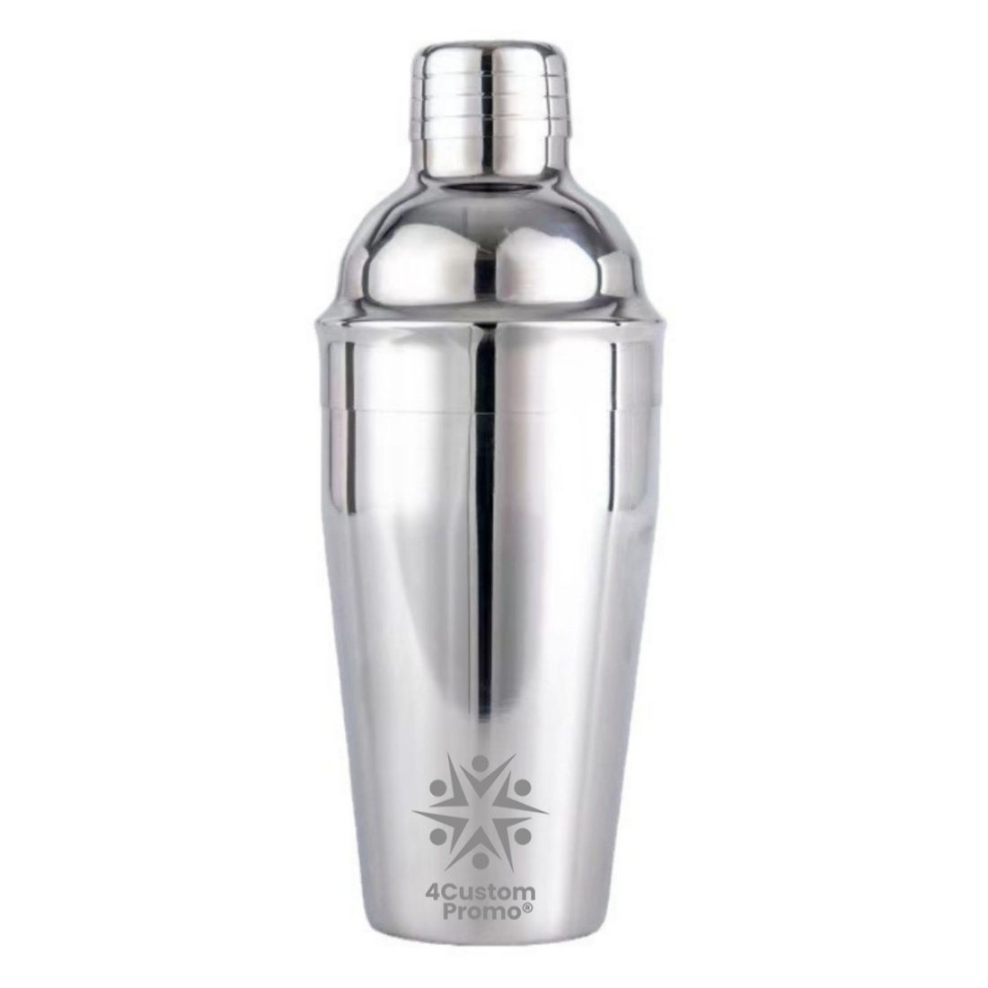 18 oz Stainless Steel 3-Piece Cocktail Shaker Set