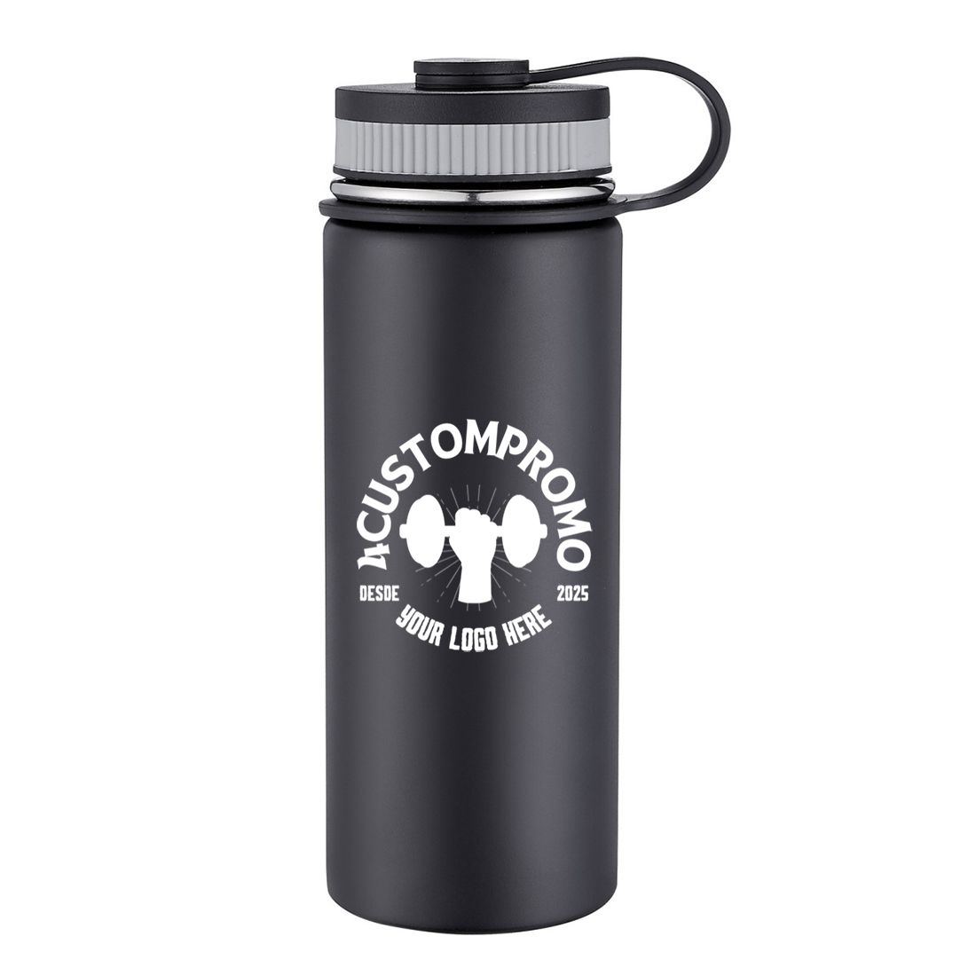 18 oz Stainless Steel Double-Wall Vacuum Insulated Bottle