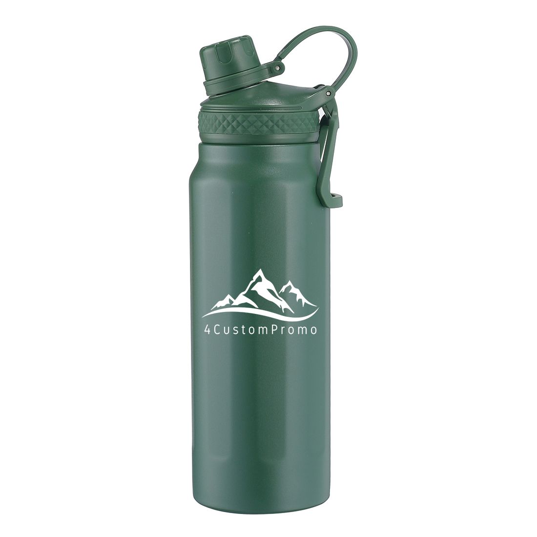 32 oz Stainless Steel Double-Wall Insulated Bottle with Straw
