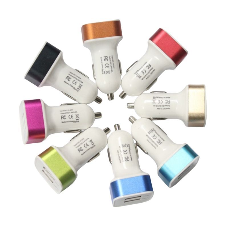 Custom USB 3-Port Car Charger