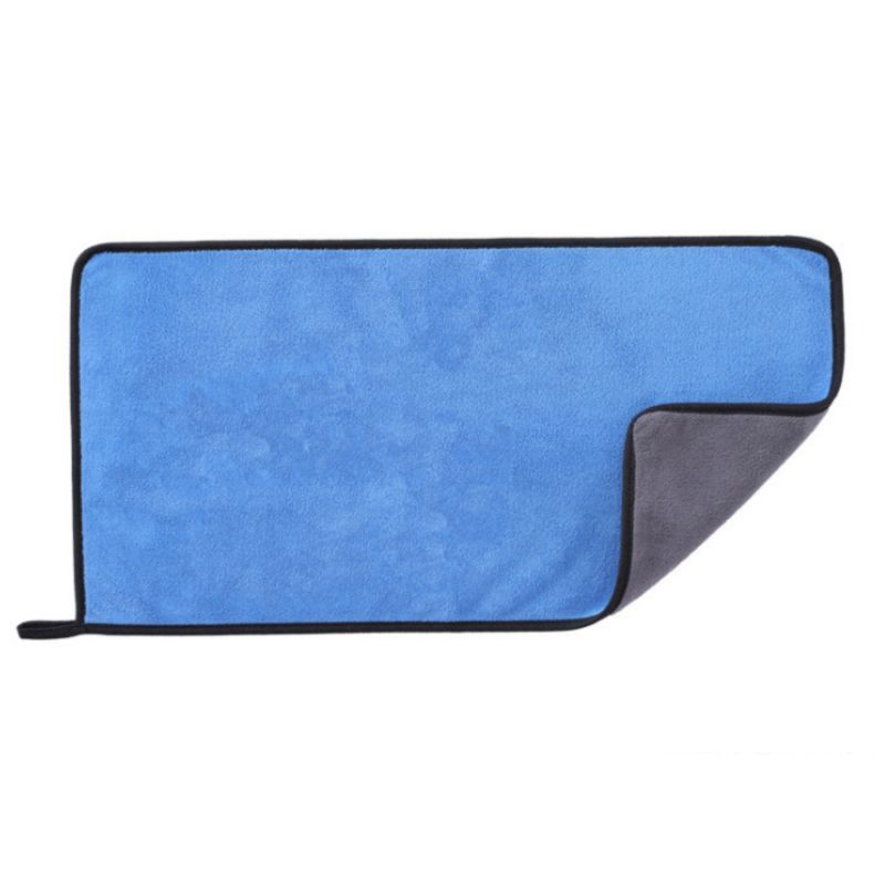 Two-Tone Microfiber Car Washing Logo Drying Towel