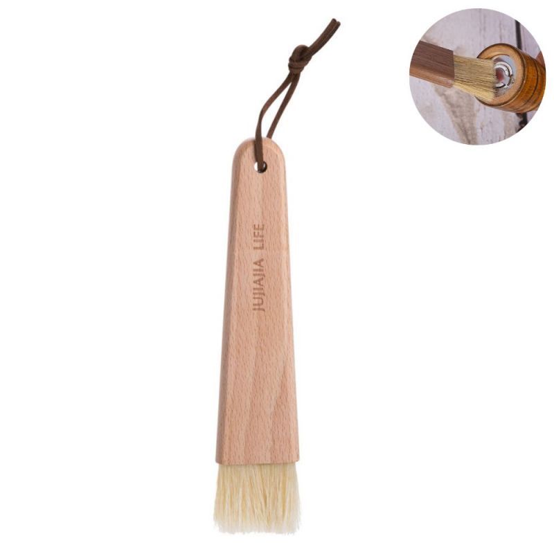 Custom Wooden Coffee Grinder Cleaning Brush