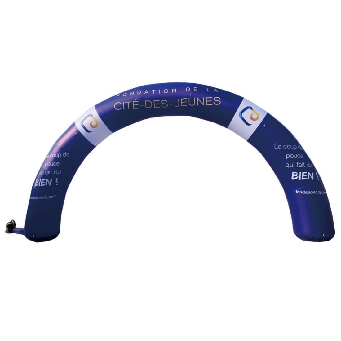 Custom 50' Round Inflatable Arch with Blower