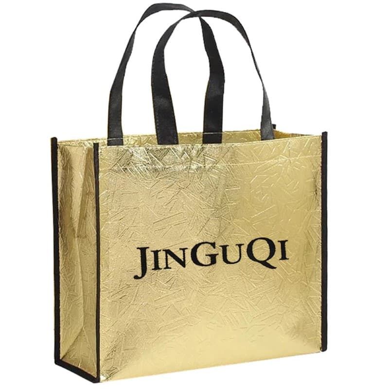 Custom Metallic Laminated Non-Woven Tote Bag