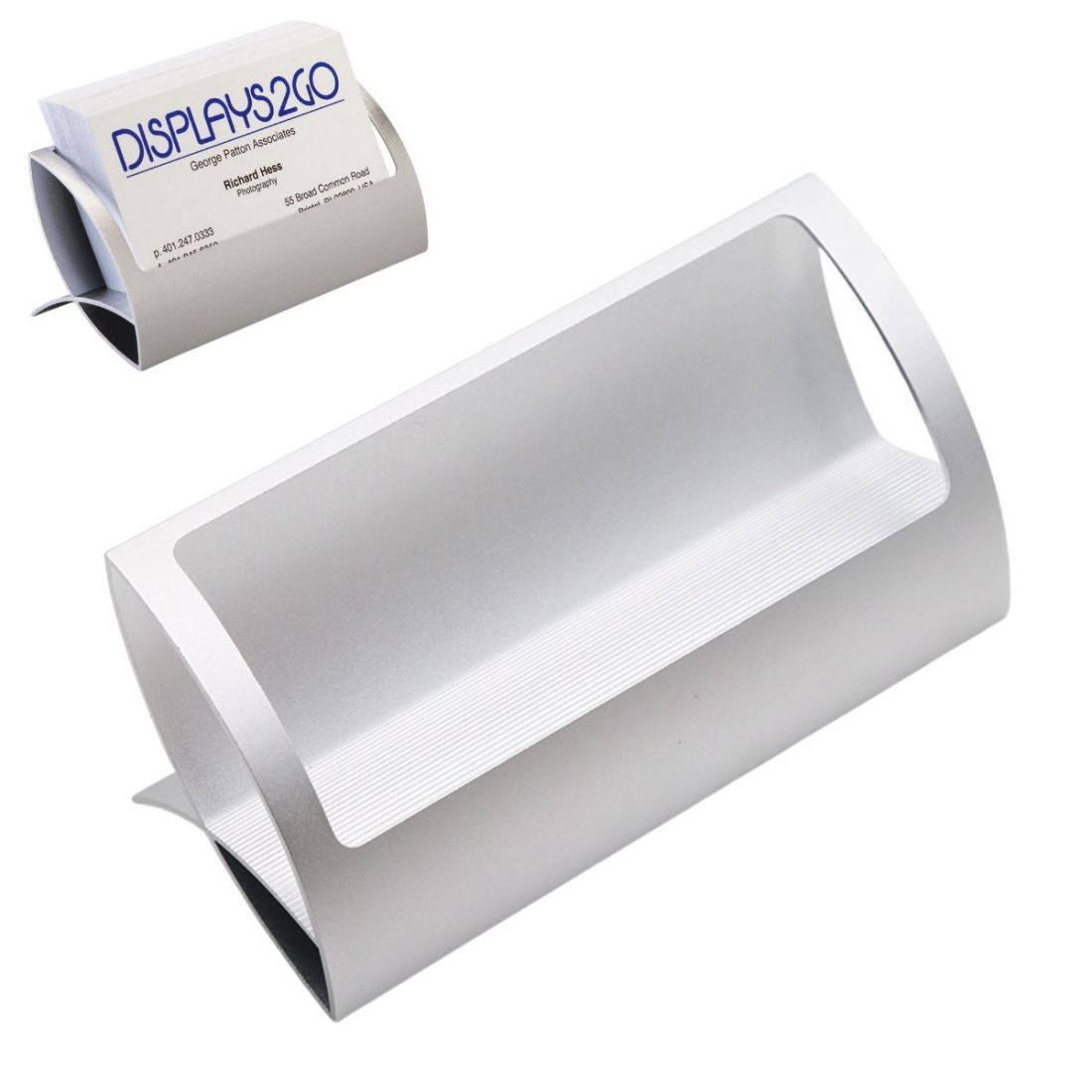 Metal Desk Stand Business Card Holder