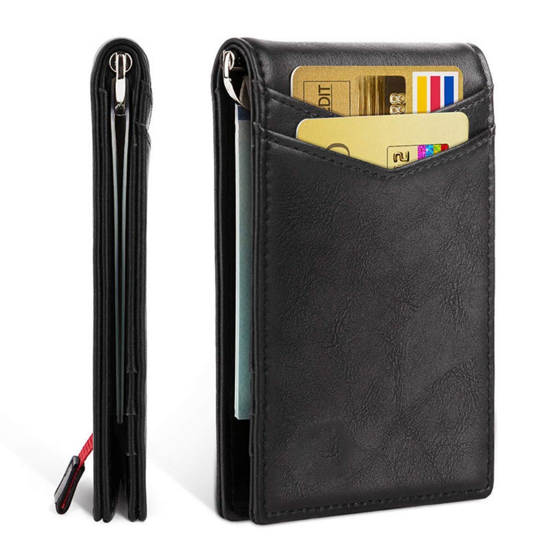 Custom RFID Blocking Slim Leather Wallet