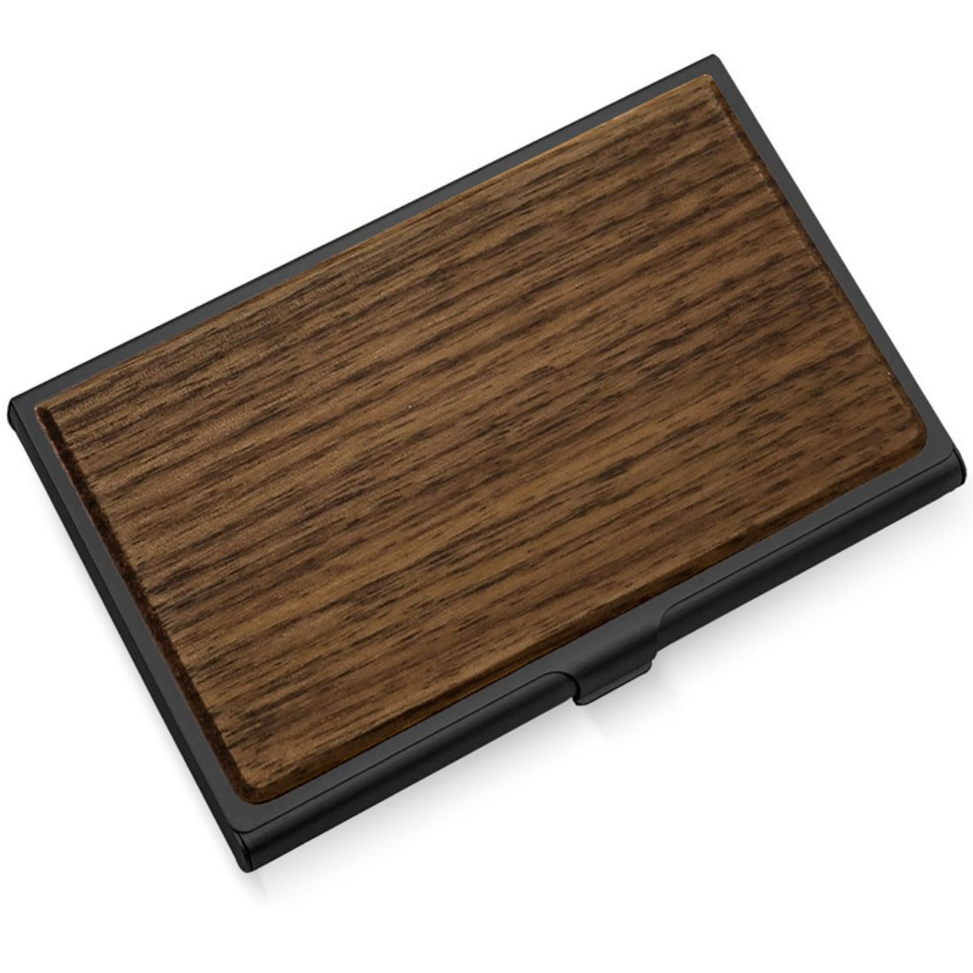 Custom Wood Cover Business Card Case