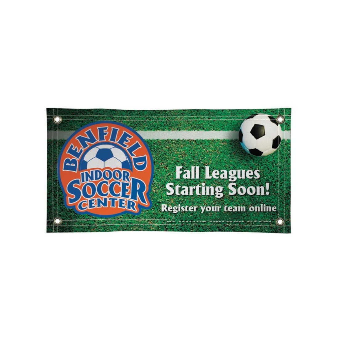 Custom Printing Poly Poplin Banner - 2'x 4'