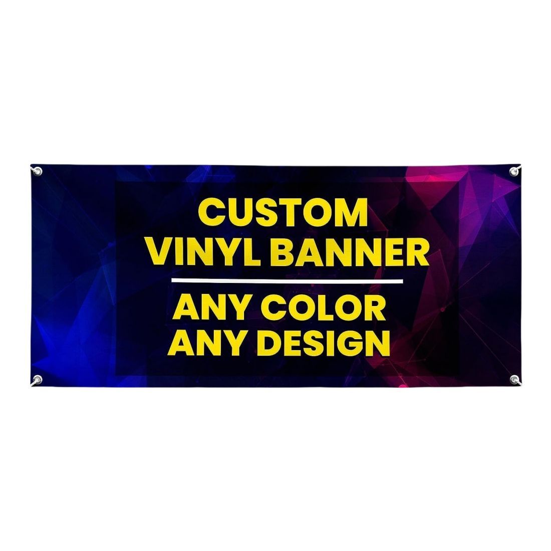 Custom Indoor Vinyl Banner - 8' x 4'