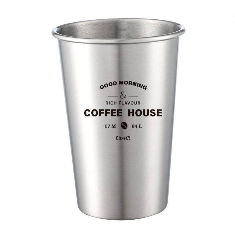 Custom 16 oz Stainless Steel Stackable Pint Cup