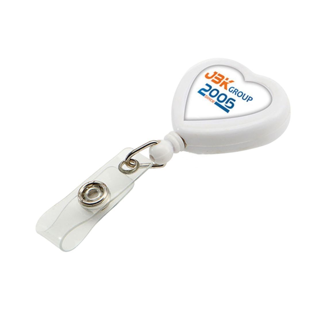 Heart Shape Custom Badge Reel