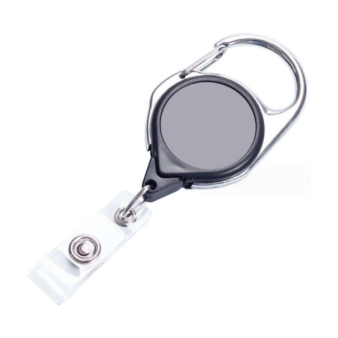 Retractable Custom Carabiner Badge Holder
