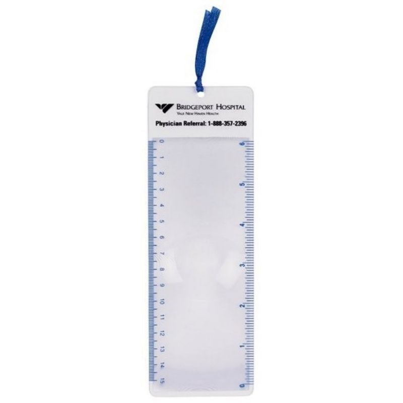 Custom Bookmark with Magnifier and Ruler