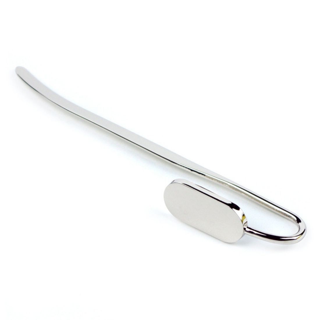 Swan Neck Shaped Custom Metal Bookmark