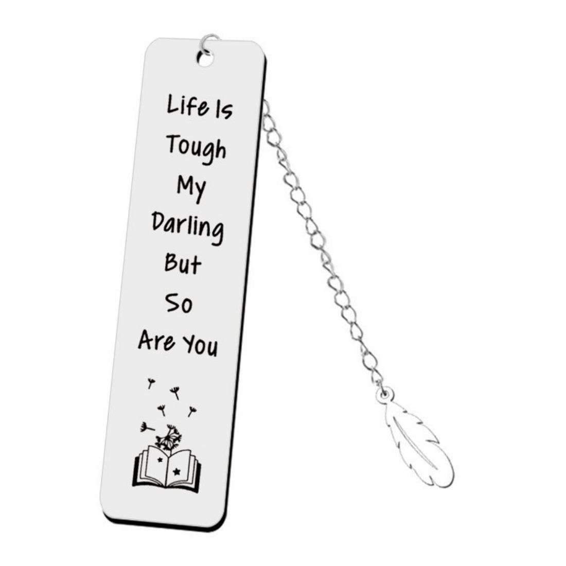 Custom Stainless Steel Pendant Bookmark