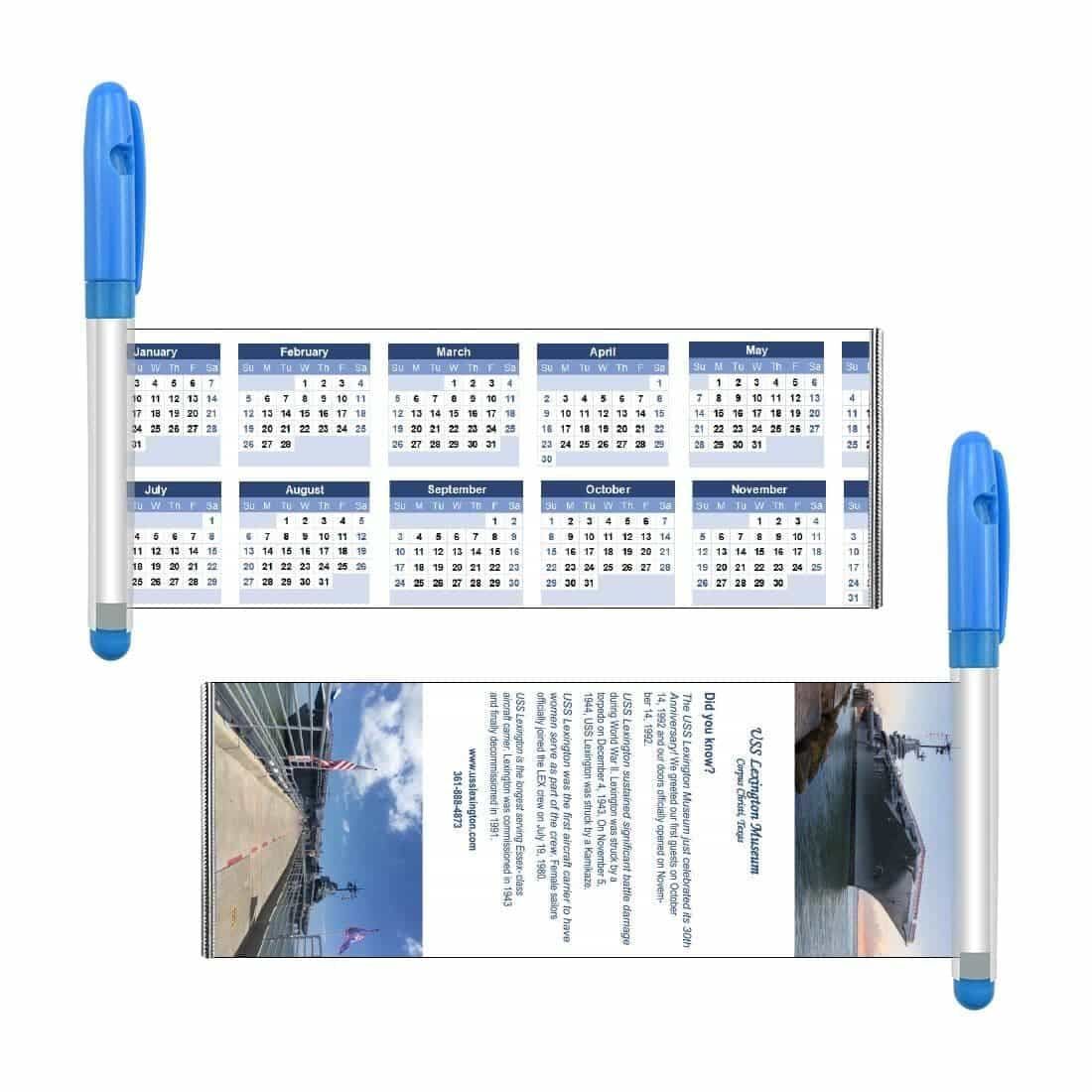 Custom Retractable Pullout Banner Gel Pen