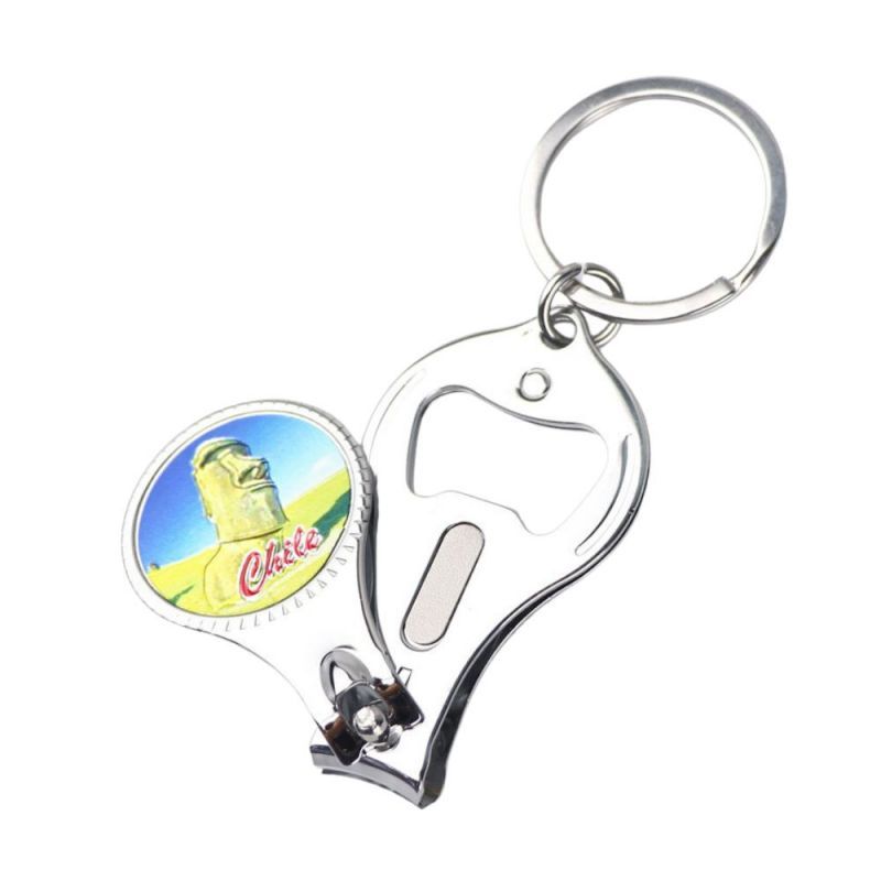 Custom Nail Clipper Bottle Opener Keychain