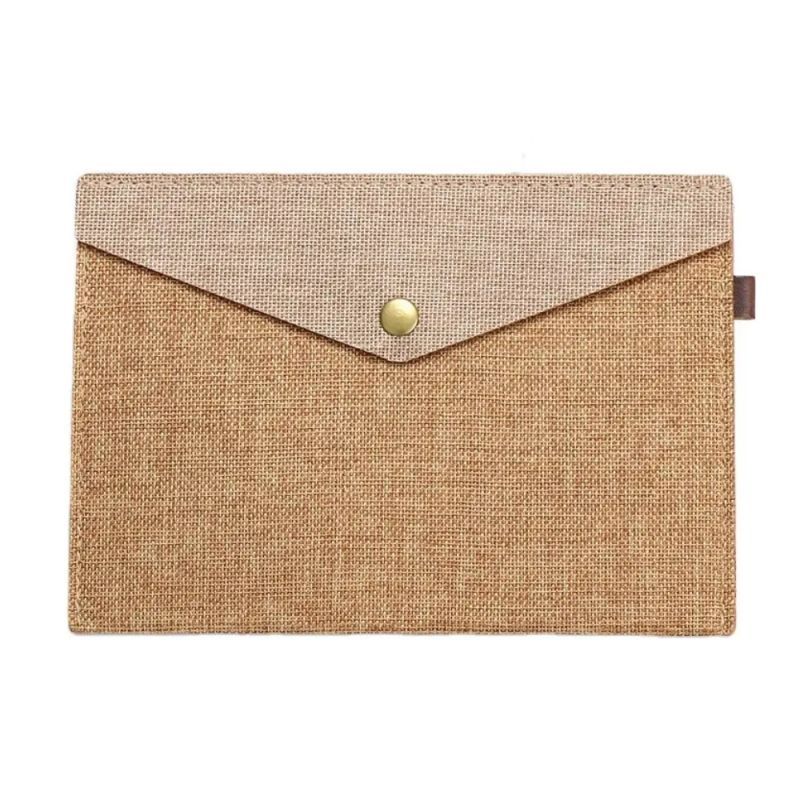  Custom A4 Jute Document File Folder