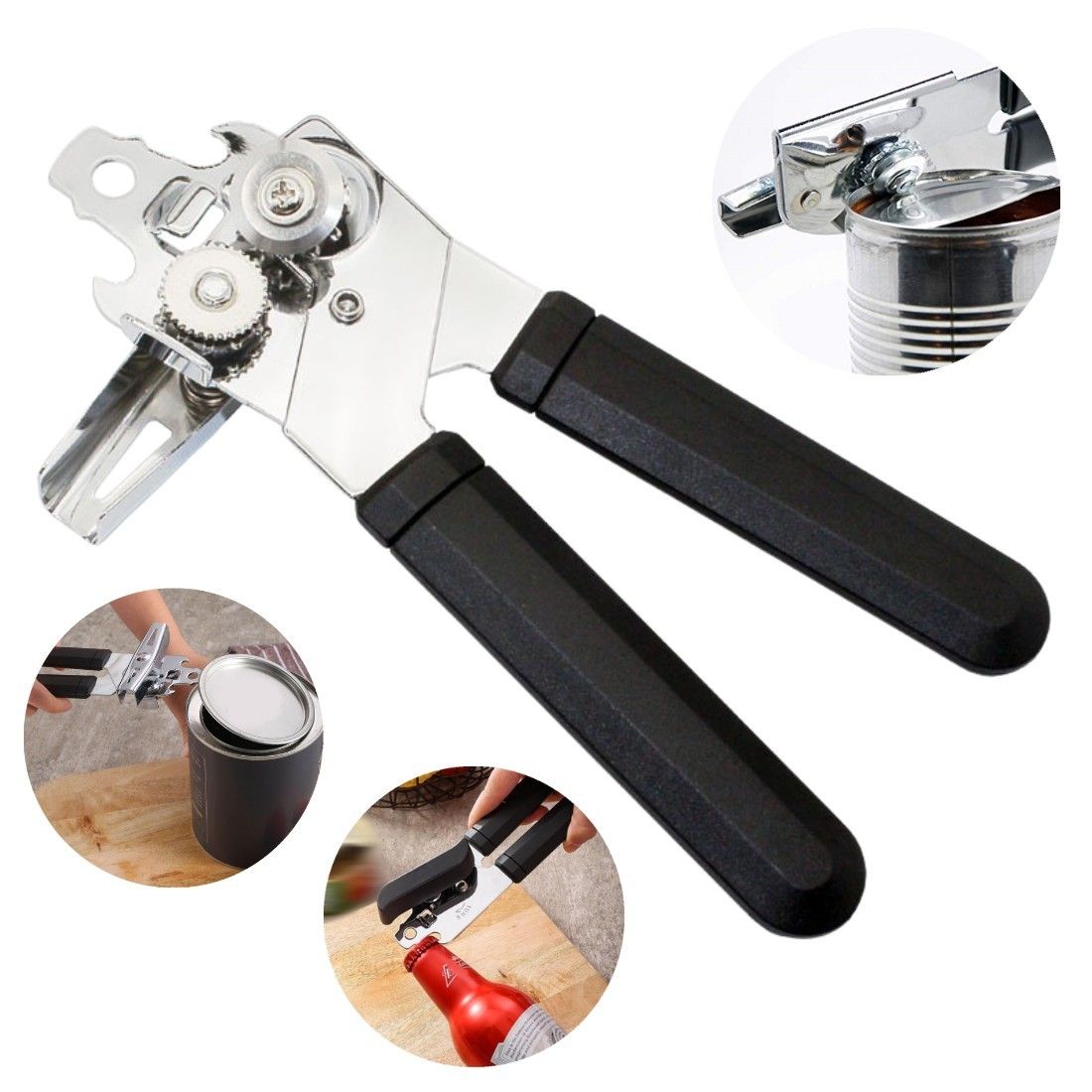 Custom Heavy Duty 3-in-1 Can Tin Bottle Opener