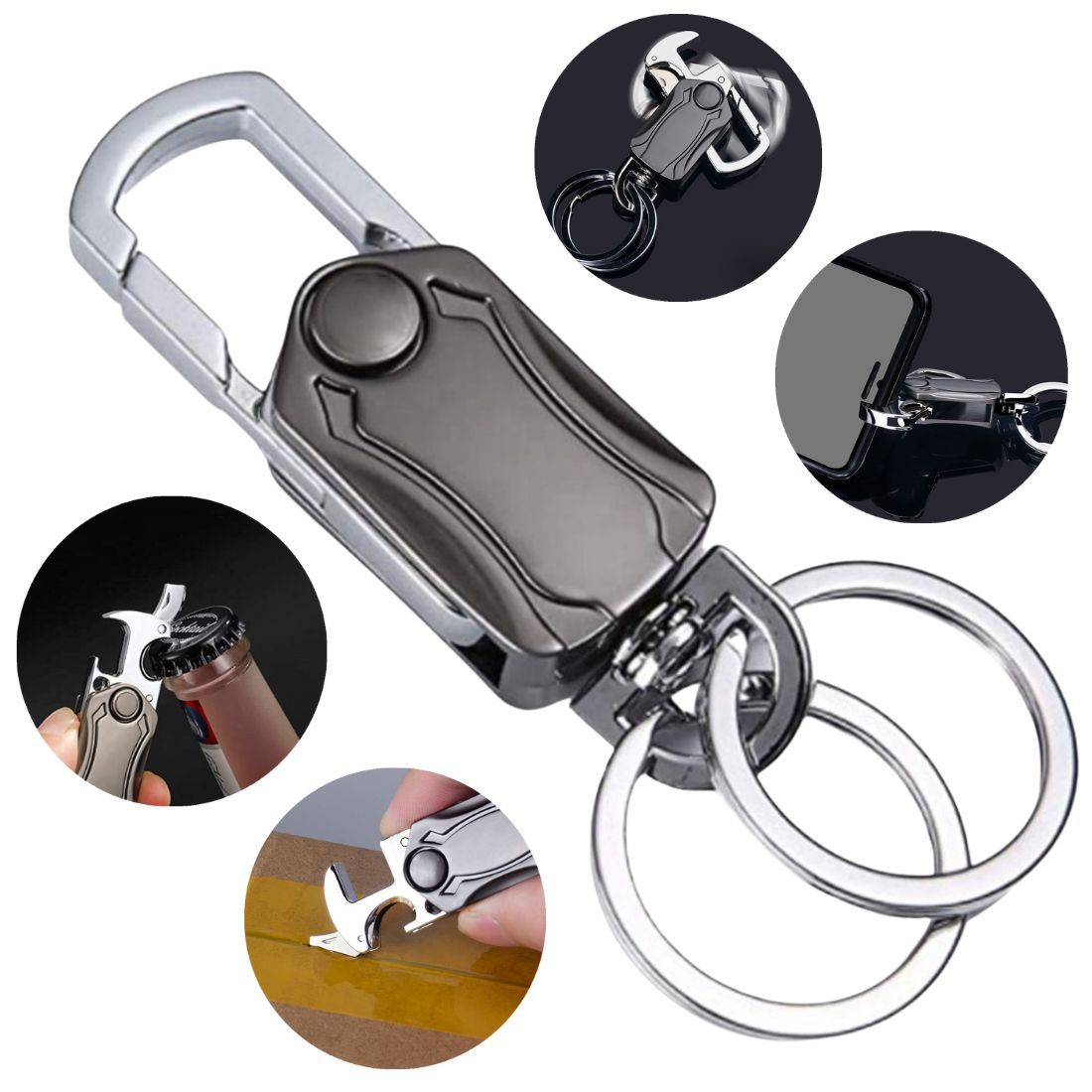 Custom Multipurpose Bottle Opener Keychain