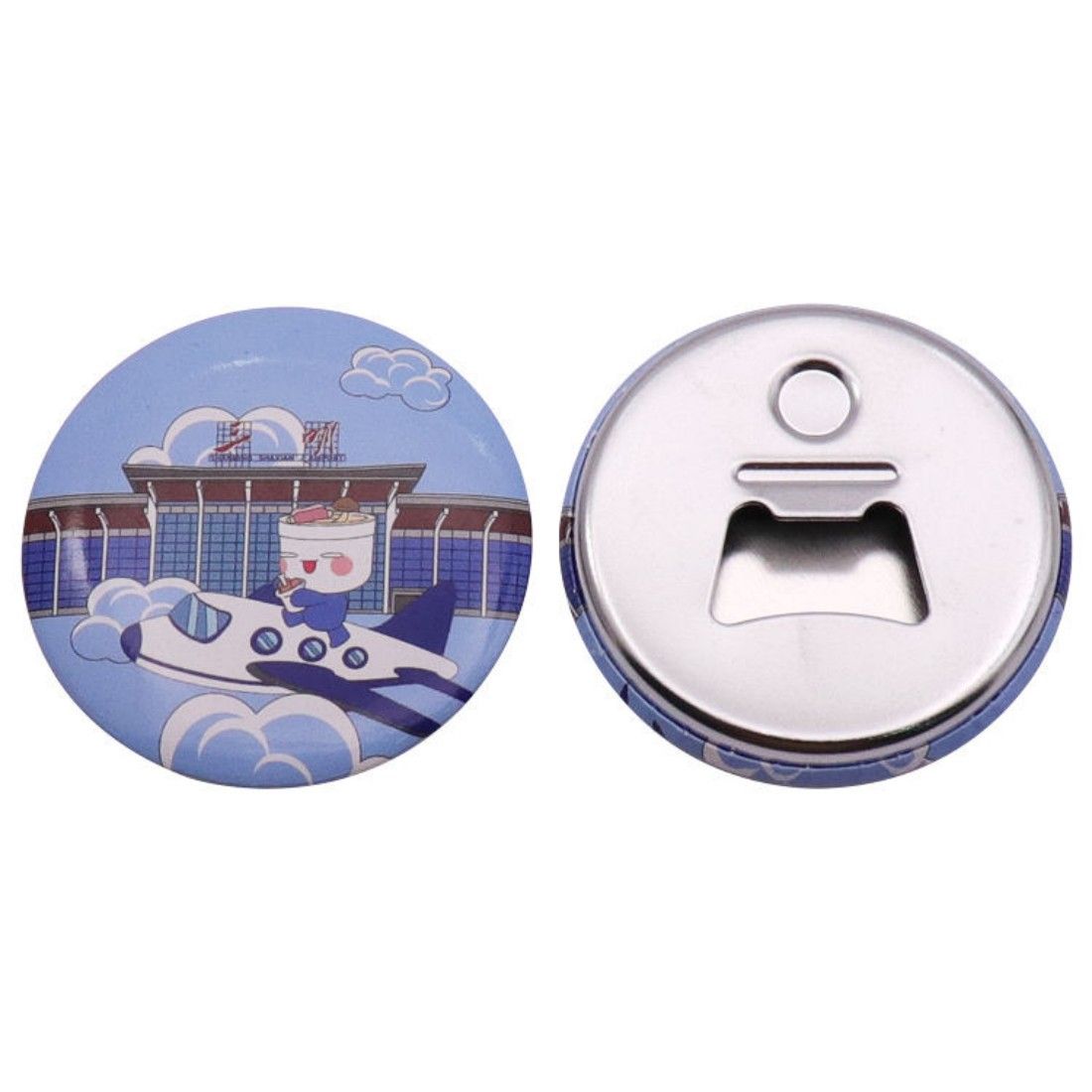 Custom Magnetic Round Badge Bottle Opener