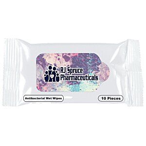 Promotional Antibacterial Wet Wipe 10 Pack
