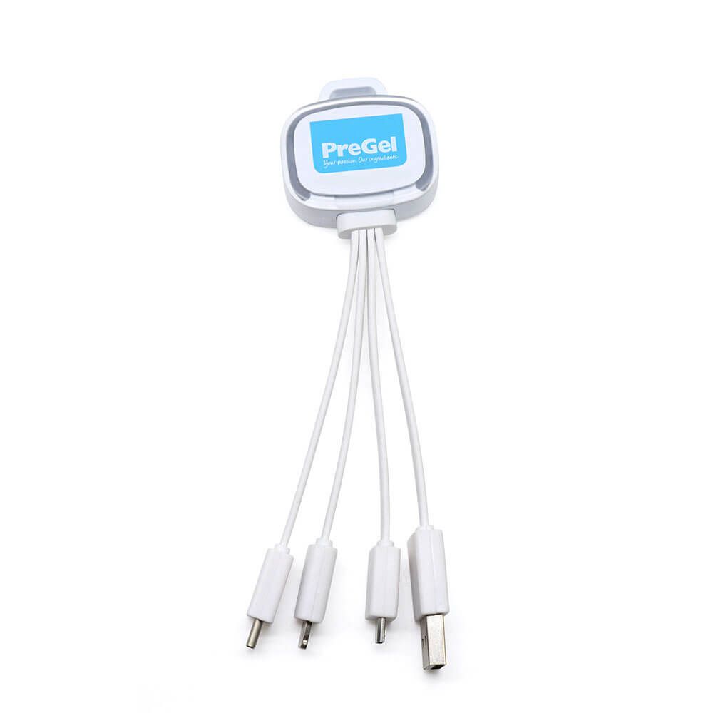 Custom Light-Up Charger Cable w/Type C
