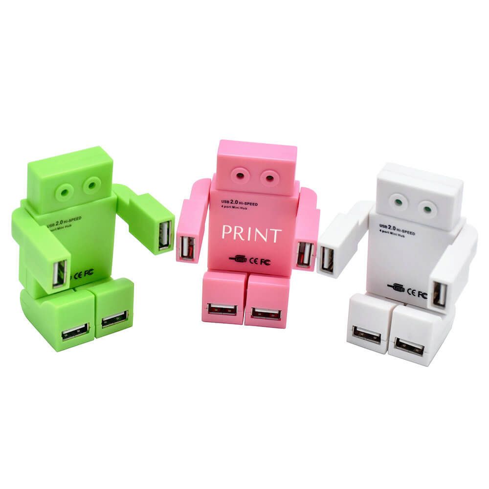 Custom Novelty Robot USB Hub