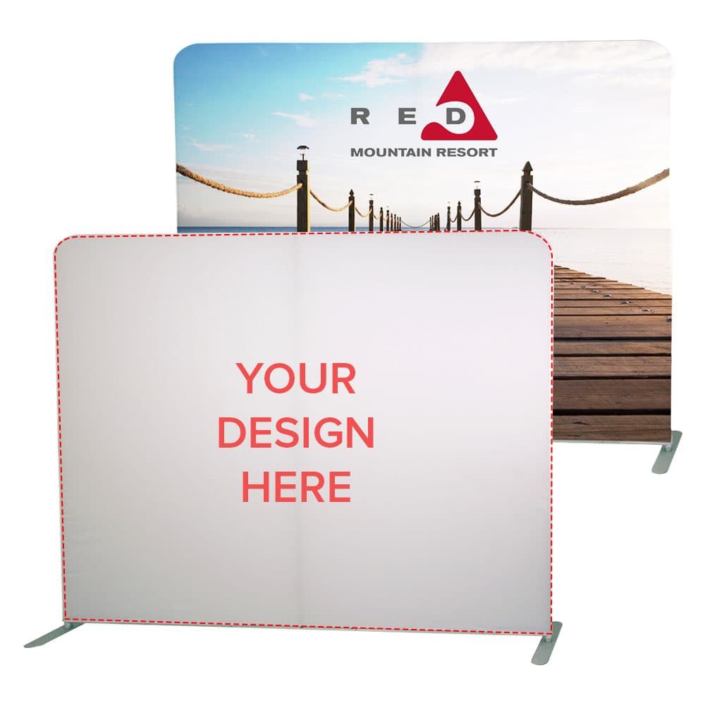 Custom 8' Eurofit Wall Floor Display Kit