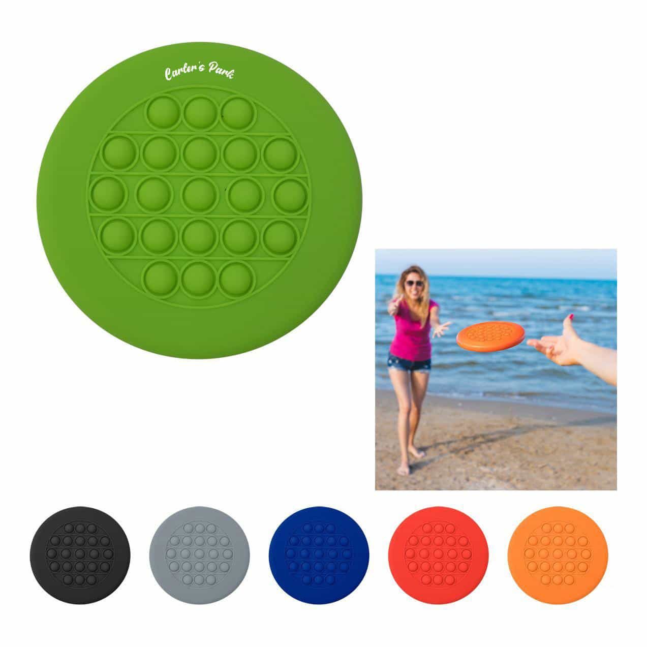 Push Pop Stress Reliever Flying Disc