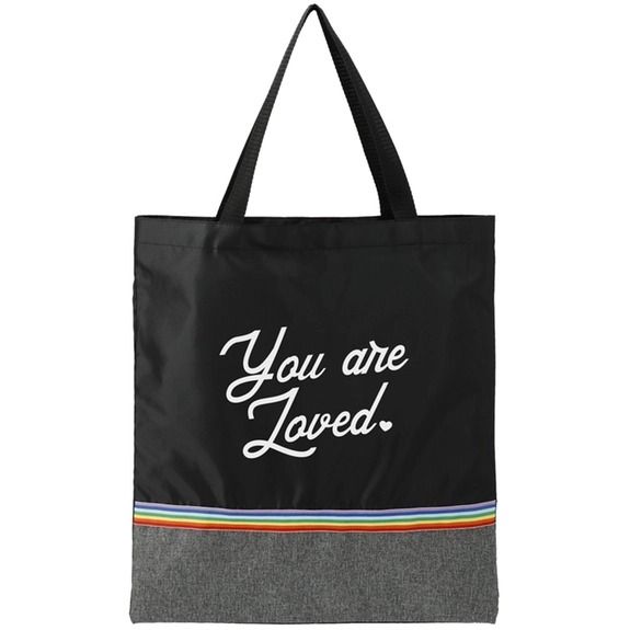 Custom Rainbow RPET Convention Tote - 17