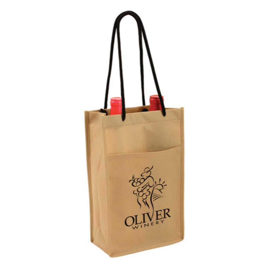 Non-Woven Double Wine Bottle Bag