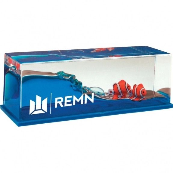 Clown Fish Liquid Wave Custom Paperweight - 6