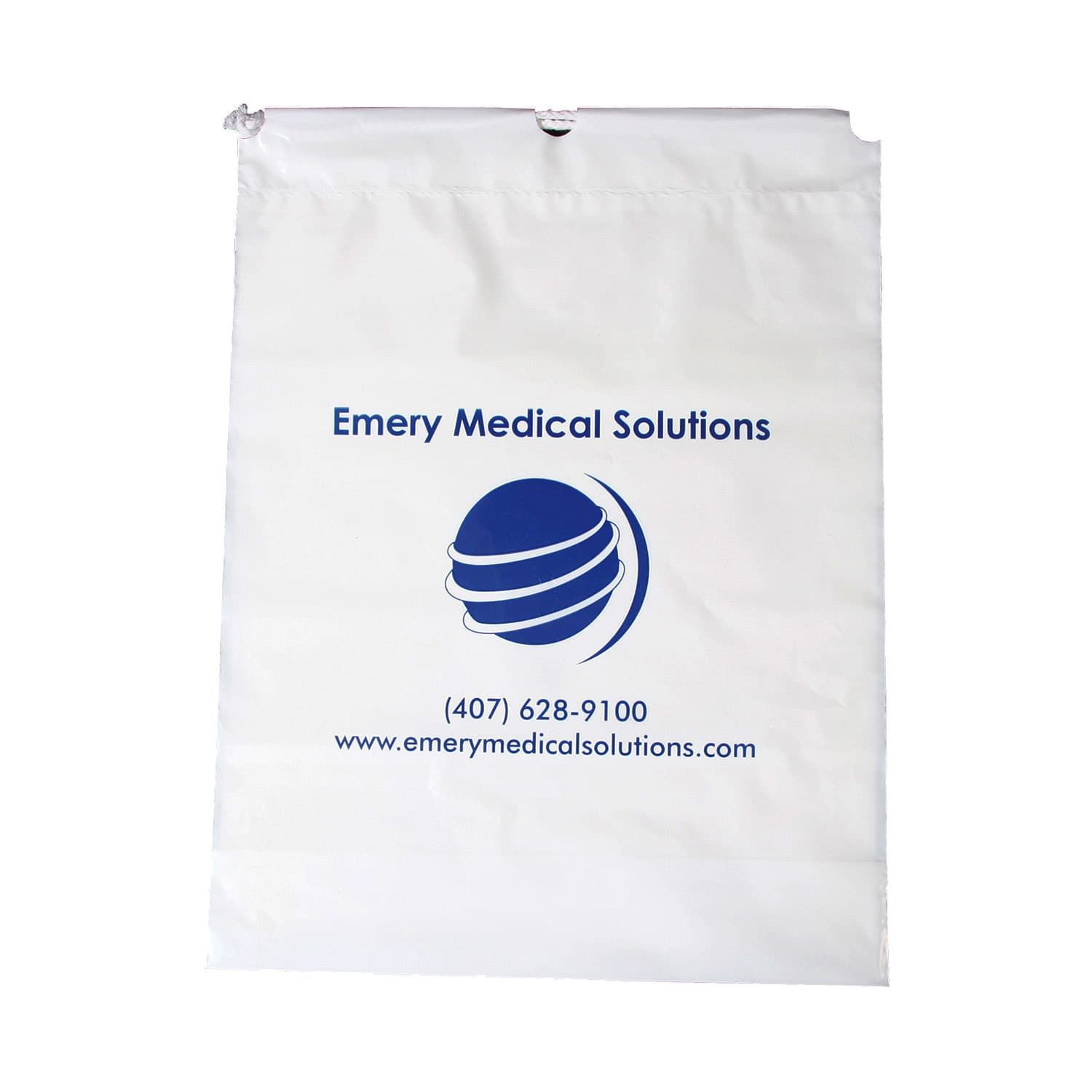 Medium Plastic Drawstring Bag