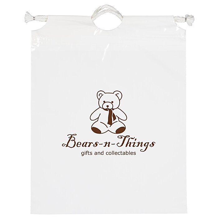 Poly Bag with Cotton Drawstring - 12