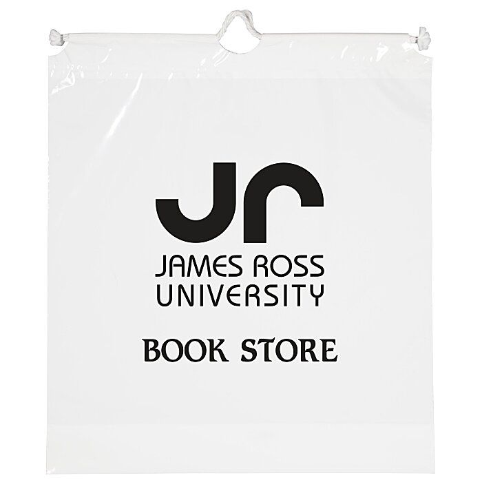 Poly Bag with Cotton Drawstring - 18