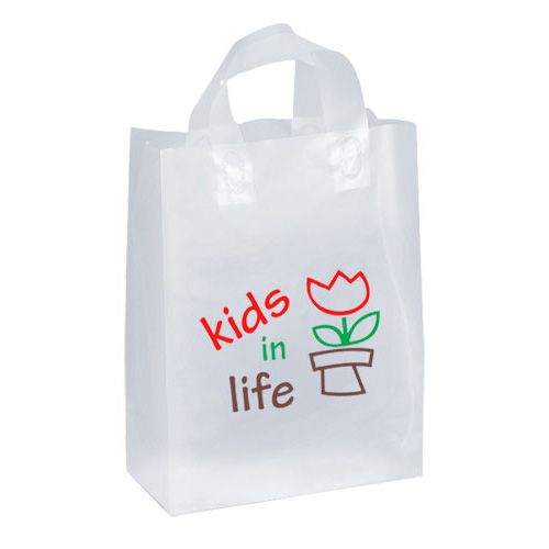Sparkle Frosted Plastic Bags