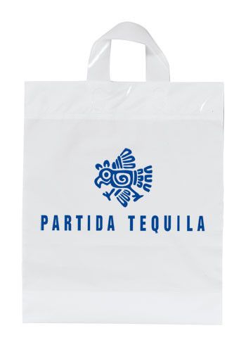 Imprinted Soft Loop Handle Plastic Bags
