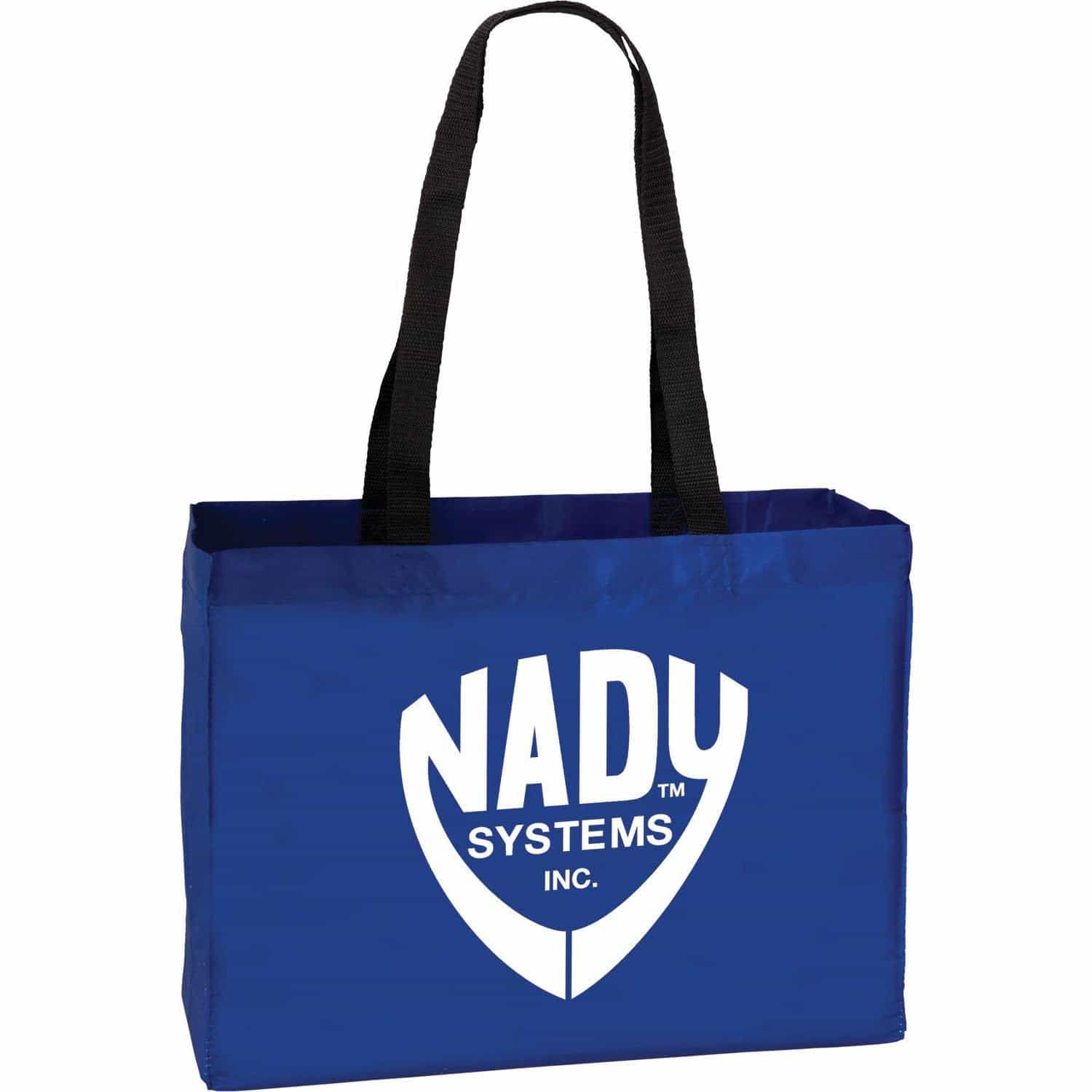 Imprinted Medium Polyester Tote Bags