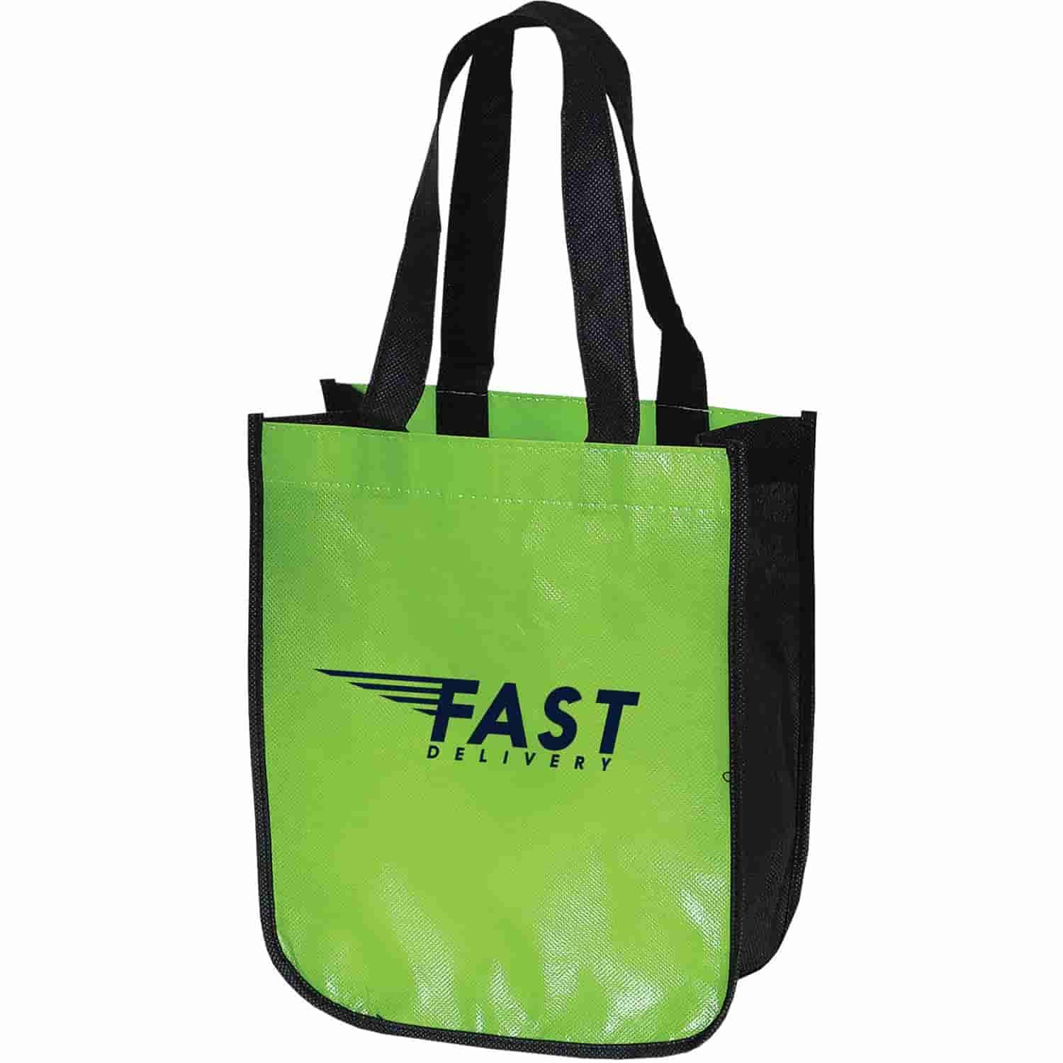 Logo Laminated Fashion Tote Bags