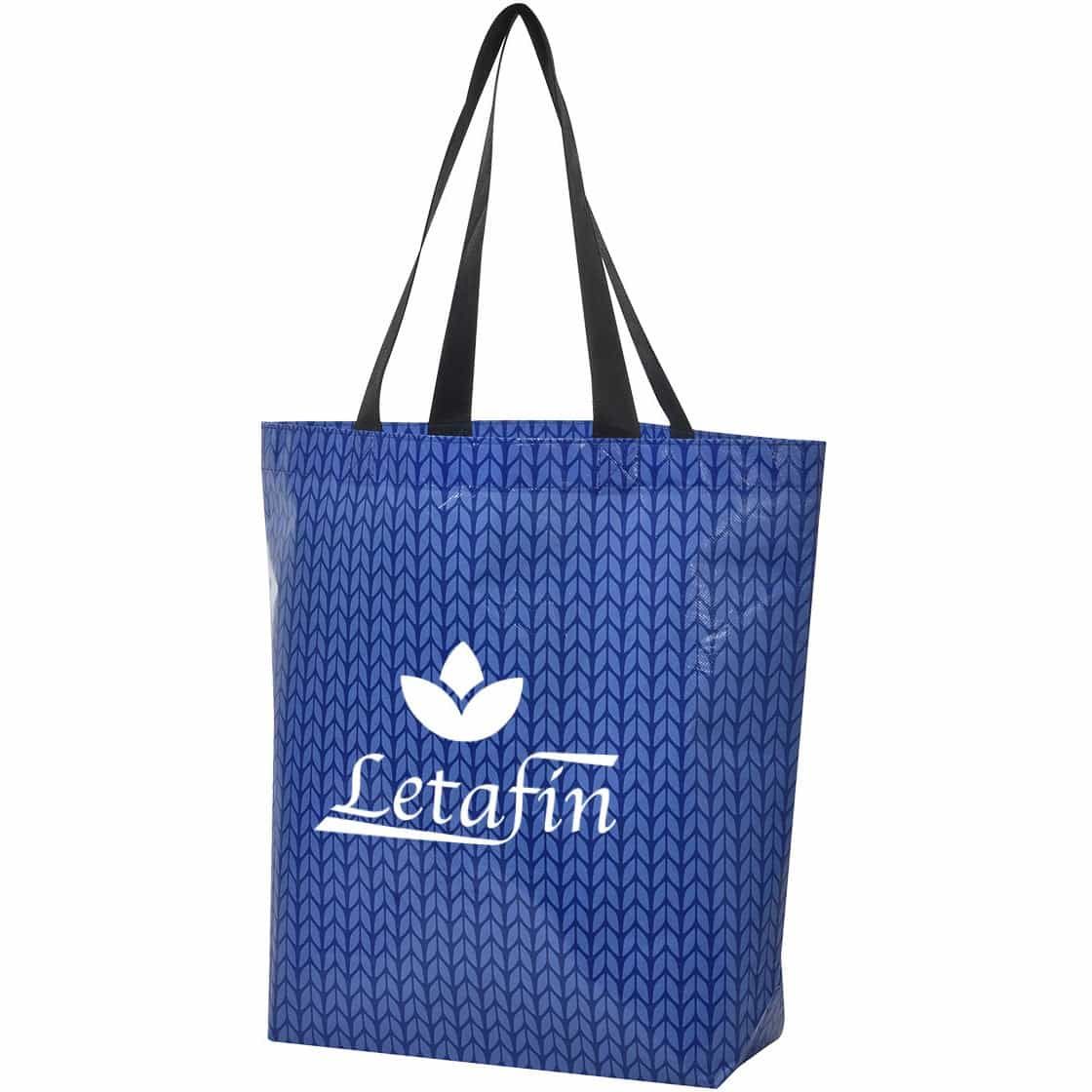 Imprinted Caprice Laminated Non-Woven Tote Bags