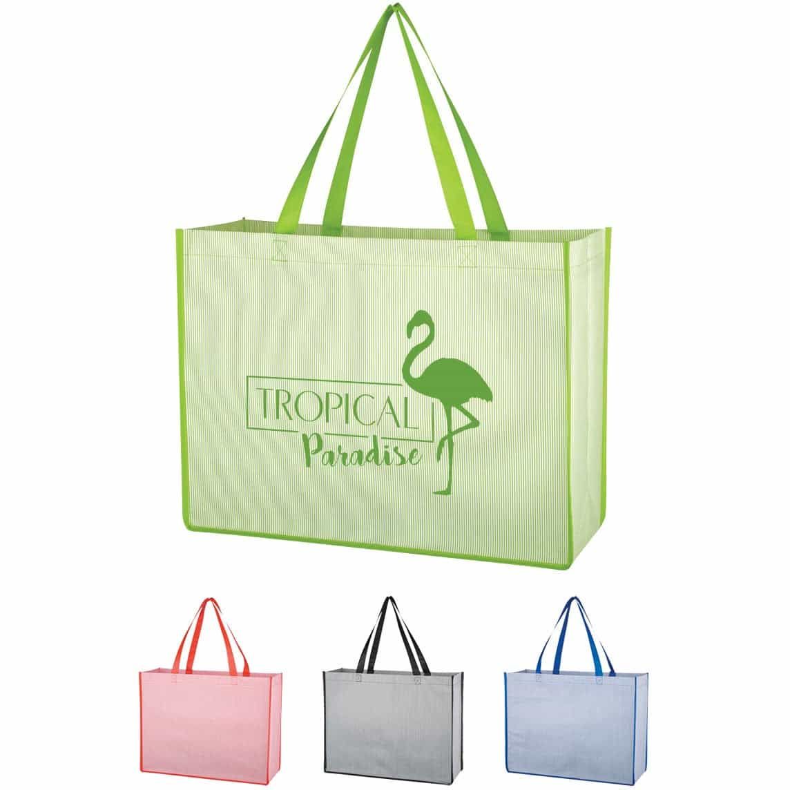 Logo Matte Laminated Bahama Tote Bags