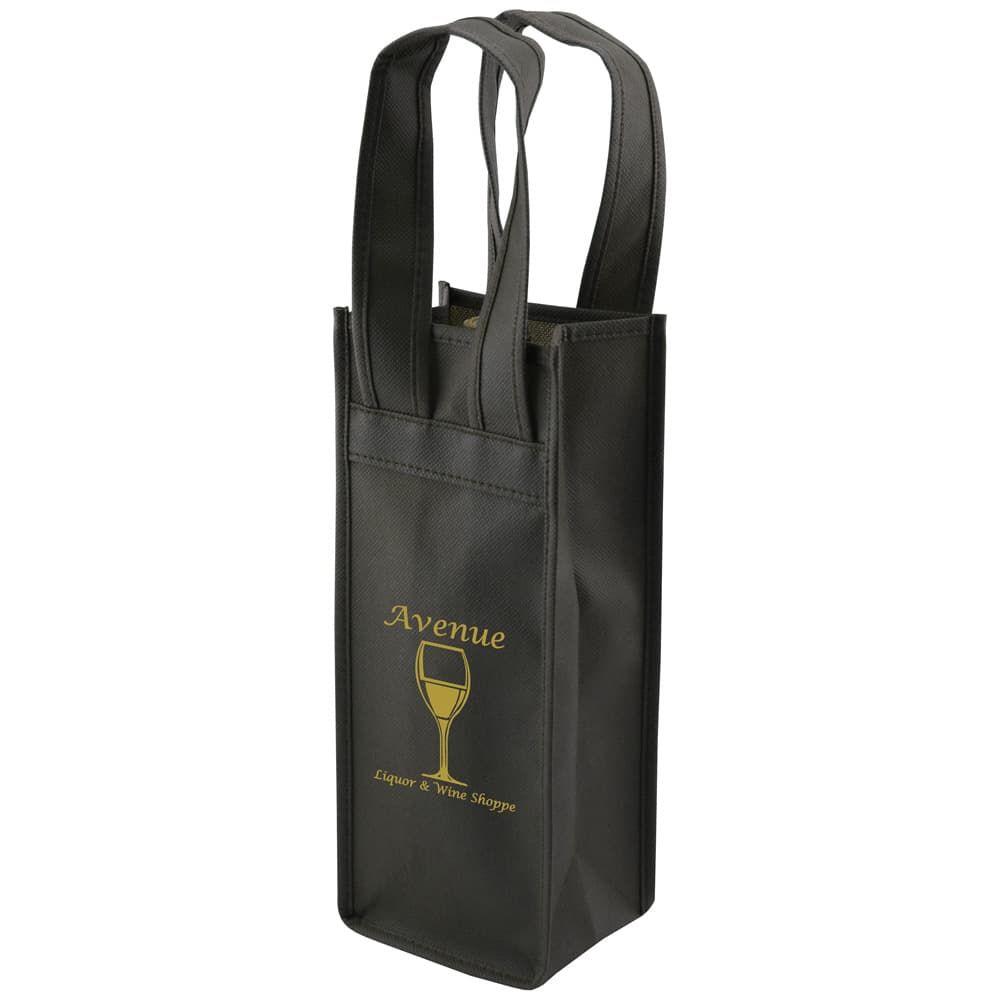 1 Bottle Wine Tote - 4.5 x 3.5 x 11 inch
