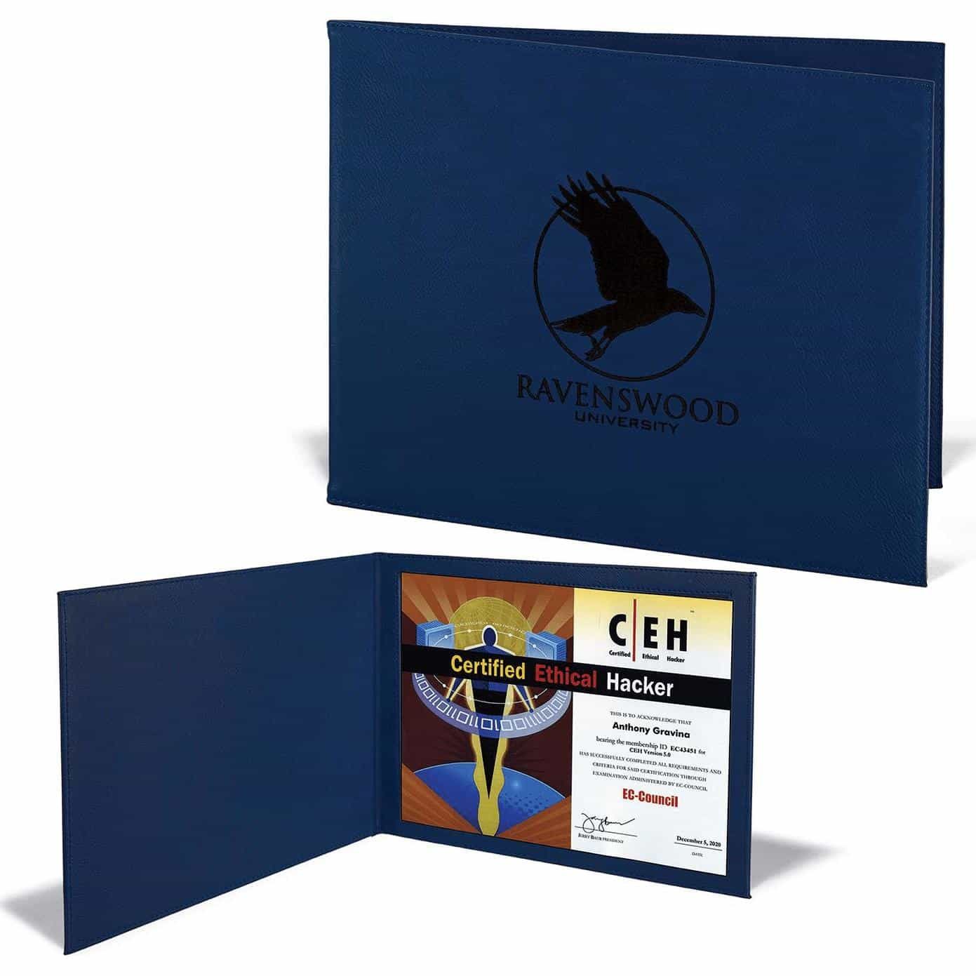 Marketing Leatherette Certificate Holders
