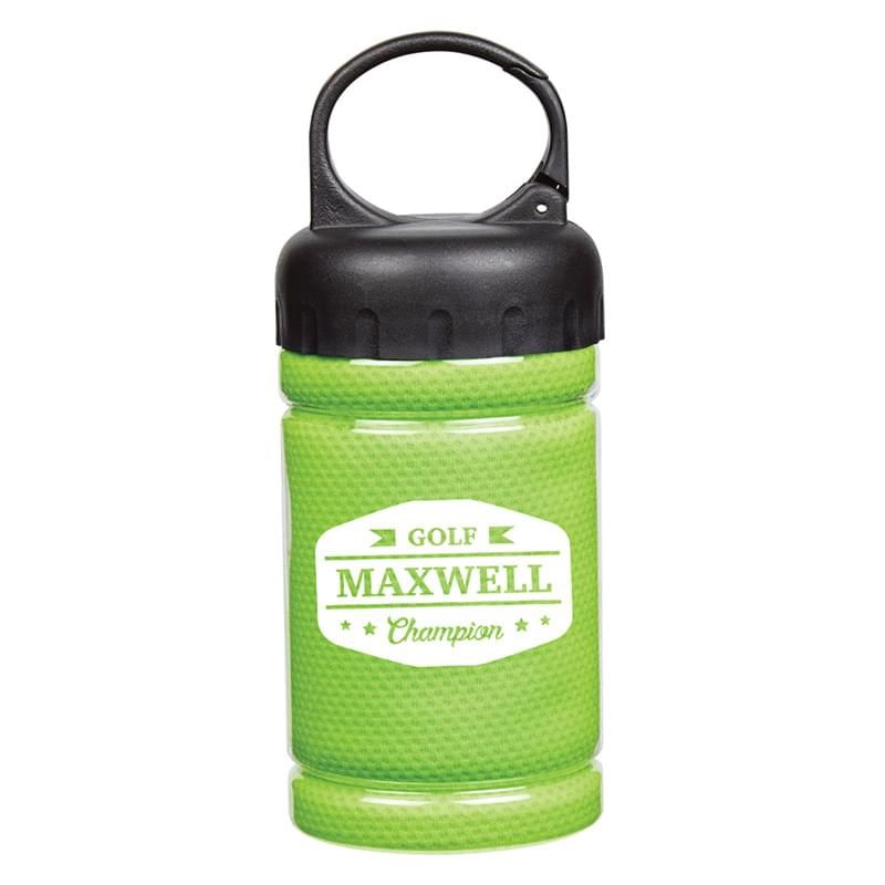 Cooling Towel In Carabiner Case